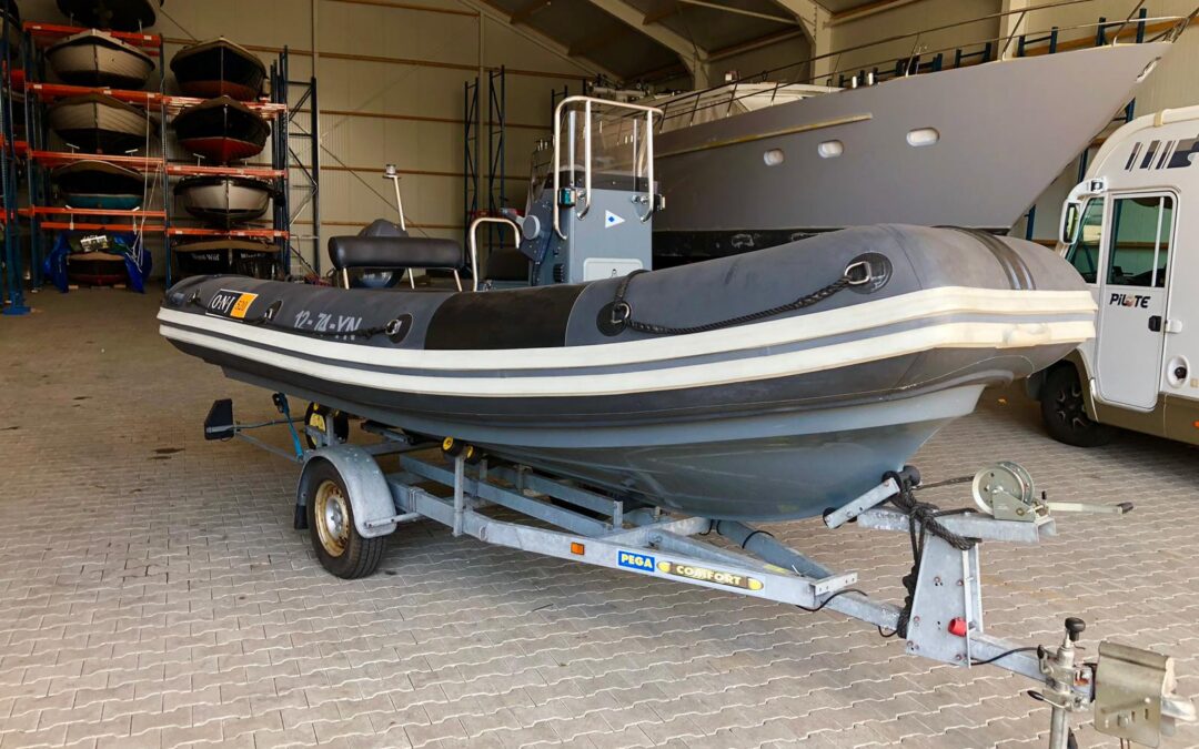 ONJ 520 RIB Console Rubberboot incl. trailer met 70PK Yamaha motor / VERKOCHT